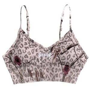Civil Regime CONCRETE FOREST KELLY SEAMLESS BRA REAL LEOPARD CAMO Medium